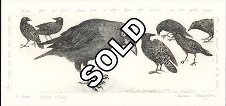 image of 7 crows with a folk rhyme