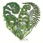 image of fern heart