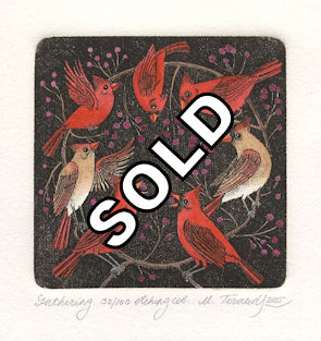 a parliment of cardinals, gathered in a circle